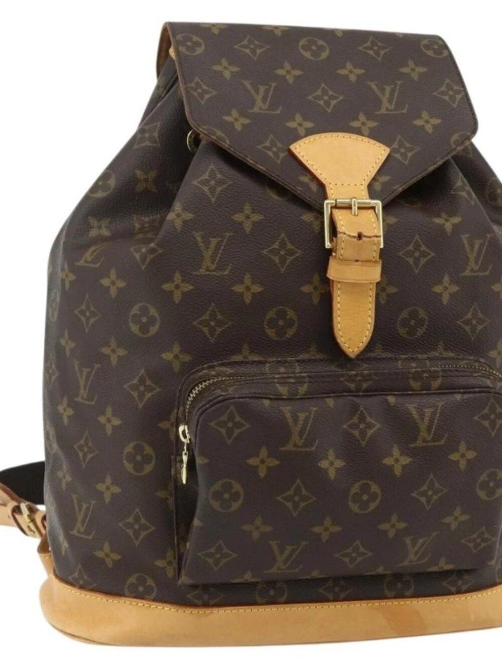LOUIS VUITTON Monogram Montsouris GM Backpack M51135 LV Auth 177973